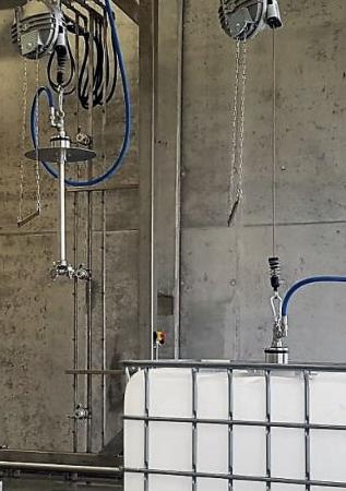 Devis Equilibreur zéro gravité pour atelier alimentaire 4-180 kg - alu inox