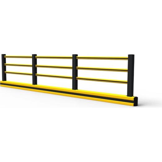 Rail de protection au sol pour piétons FLIP PLUS - à mémoire de forme - BOPLAN