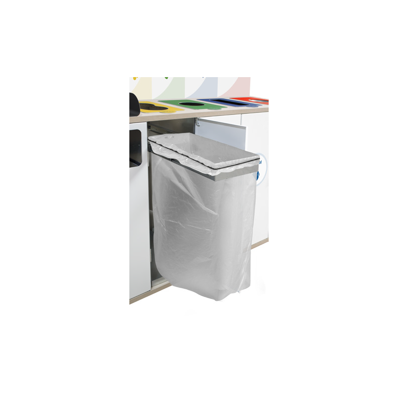 Vente Table de tri MALLORCA - Version 5 résidus ou 4 résidus et 1 liquide (RECYCLEOFFICE)