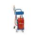 Rouleur de bouteille de gaz avec support tuyau et outillage