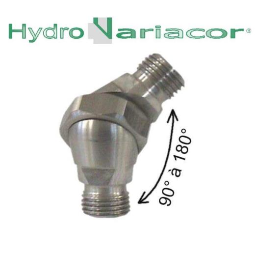 Raccord hydraulique orientable 90 à 180° Hydro Variacor® - MID VARIACOR