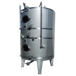 Cuve vinicole compartimentée - acier inoxydable 316L - 3C FRANCE