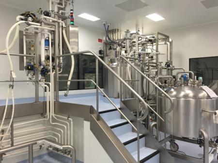 Unité de production automatisée - industrie pharmaceutique