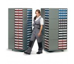 Support pour armoire rotative pour bacs de rangement - TRESTON