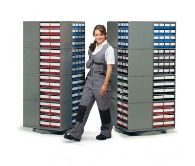 Support pour armoire rotative pour bacs de rangement