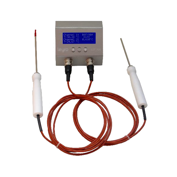 Thermomètre étalon portable de précision -200°C et +800°C LDT200 - WIMESURE