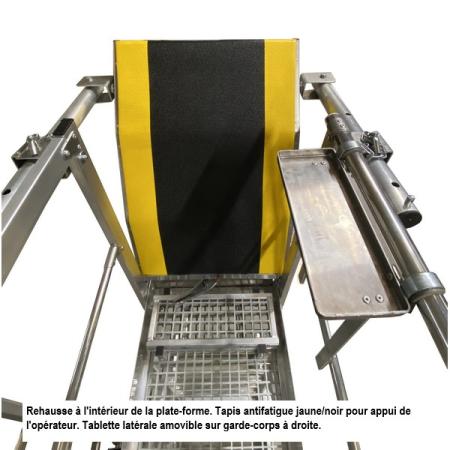 Achat Plateforme mobile pour entretien moteur Réf. PF1 SP-U