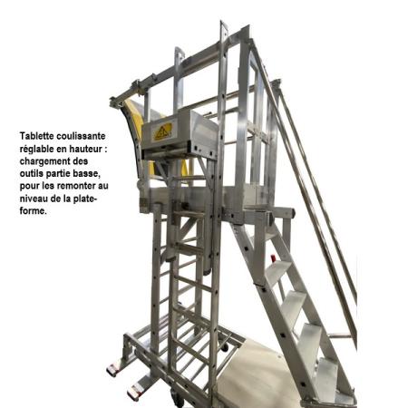 Vente Plateforme mobile pour entretien moteur Réf. PF1 SP-U (ABA ECHELLES)
