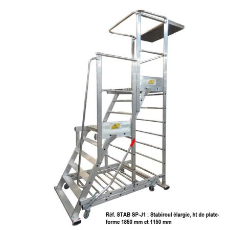 Plateforme 2 hauteurs pour maintenance d'armoire électrique Réf. STAB SP-J1