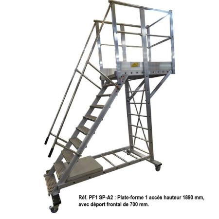 Plateforme roulante à déport frontal Réf. PF1 SP-A2
