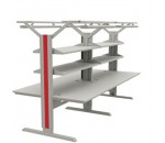 Mobilier technique "ilôt" multiposte R&D - TRESTON