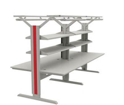 Mobilier technique "ilôt" multiposte R&D