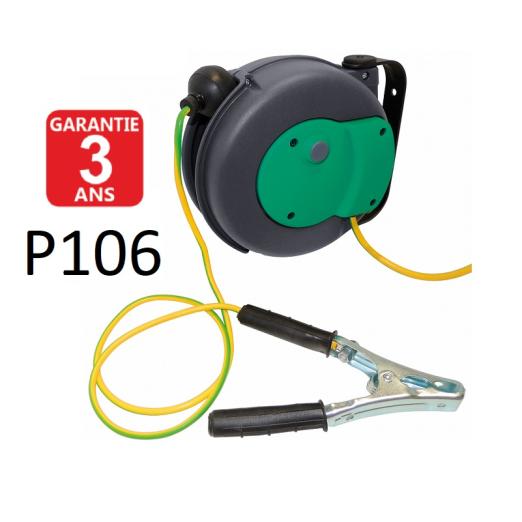 Enrouleur de câble H05VV-F 1x6 mm² pour mise à la terre IP42 - CABLE EQUIPEMENTS