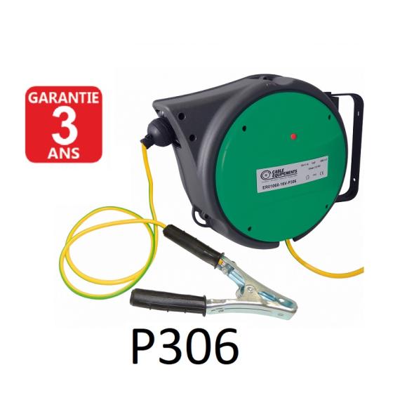 Achat Enrouleur de câble H05VV-F 1x6 mm² pour mise à la terre IP42