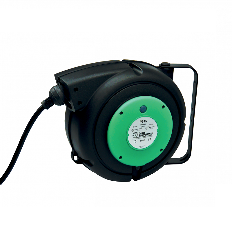 Enrouleur électrique - capot plastique fermé 4G2,5² - CABLE EQUIPEMENTS